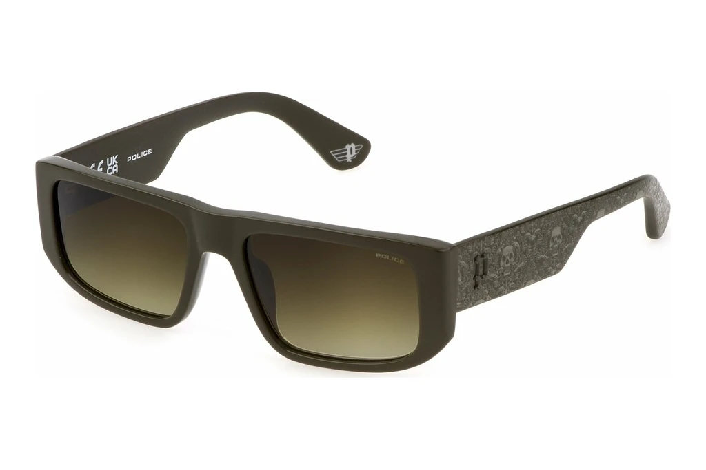 Police   SPLL13 073M GREEN GRADIENTSHINY OLIVE GREEN