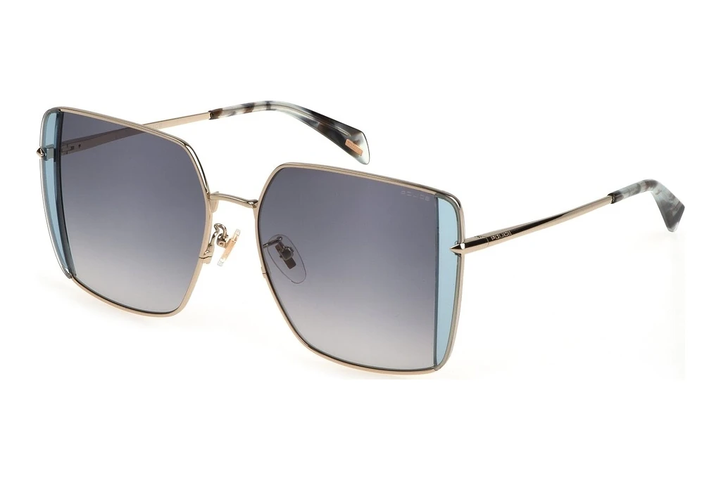Police   SPLL37 0594 BLUE GRADIENTSHINY LIGHT GOLD