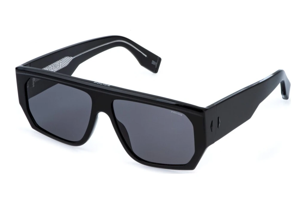 Police   SPLR81 0700 SMOKESHINY BLACK