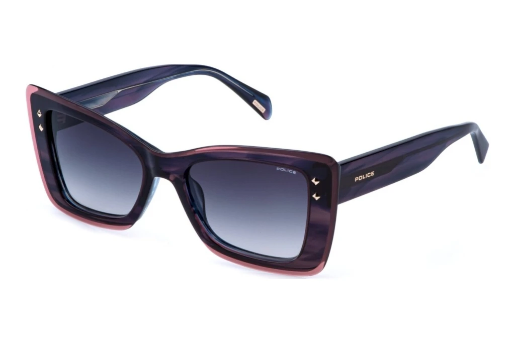 Police   SPLR97 09YE SMOKE GRADIENT SMOKESHINY BLUE TOP/VIOLET