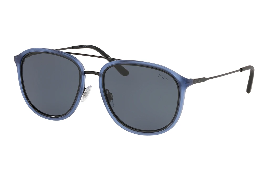 Polo   PH4146 573587 MATTE TRANSPARENT BLUE/BLACK