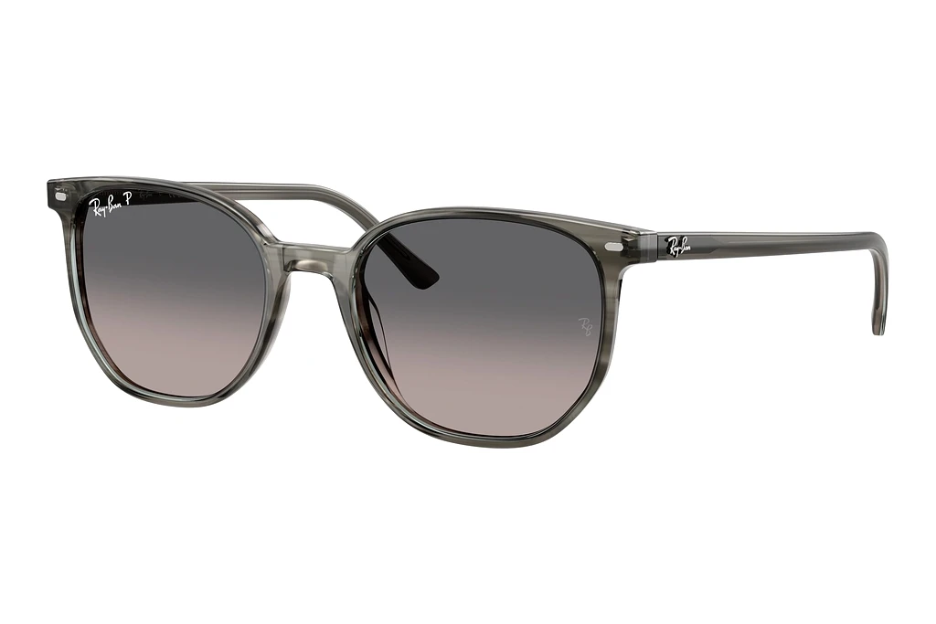 Ray-Ban   RB2197 1438M3 Polarized Grey GradientStriped Grey