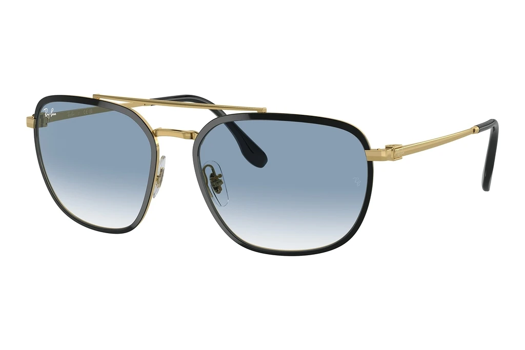 Ray-Ban   RB3708 90003F Light BlueBlack On Gold