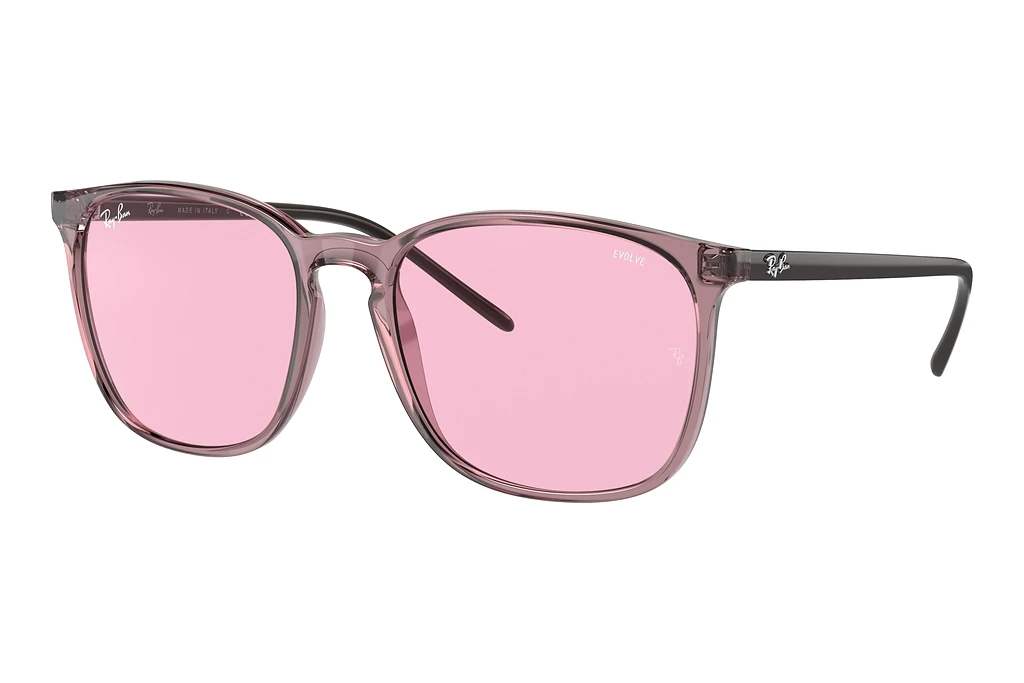 Ray-Ban   RB4387 6574Q3 Photochromic Pink Gradient BlueTransparent Violet