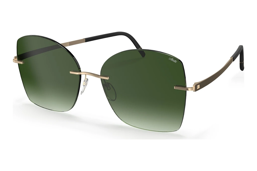 Silhouette   8193 7620 greenGold Brushed