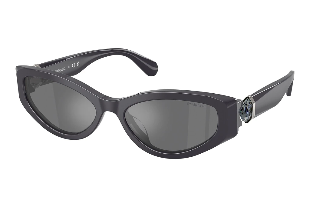 Swarovski   SK6045U 10836G Grey Mirror BlackDark Grey