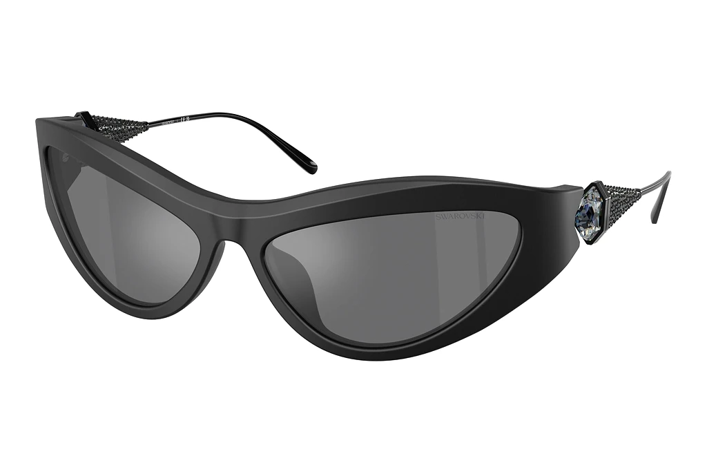 Swarovski   SK6046 10206G Grey Mirror BlackMatte Black