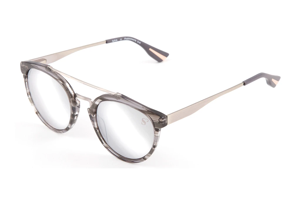 Sylvie Optics   Passionate 4 greygrey stripes