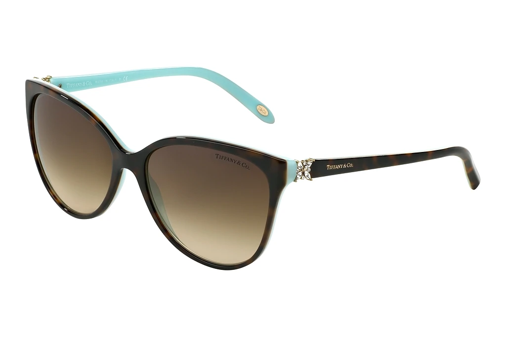 Tiffany   TF4089B 81343B Brown GradientHavana On Tiffany Blue