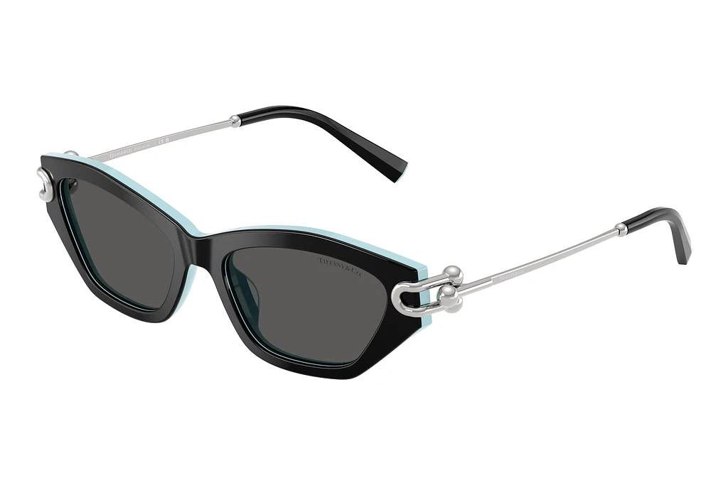 Tiffany   TF4231U 8055S4 Dark GreyBlack On Tiffany Blue
