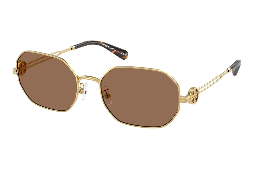 Tory Burch   TY6113 334373 Dark BrownShiny Gold