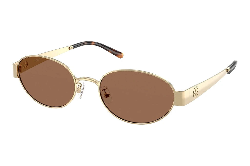 Tory Burch   TY6116 336273 Dark BrownShiny Light Gold