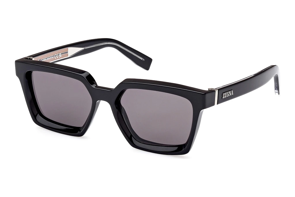 Zegna   EZ0214 01A grauGlänzend Schwarz