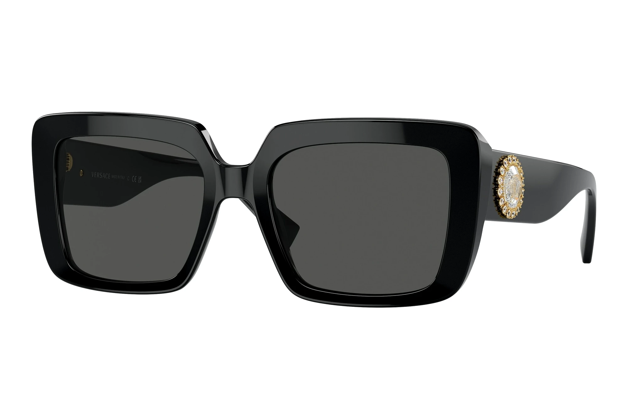 ReiNaページ Versace Eyeglasses VE 3334 GB1 Black at Amazon Women's