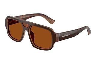 Dolce & Gabbana DG4516 345673 Dark BrownTop Brown/Pearl Gold & Brown