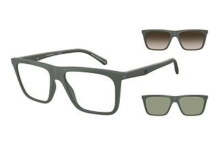 Emporio Armani EA4258 63121W ClearMatte Green