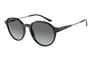 Giorgio Armani AR8160 592311 Gradient GreyStriped Blue
