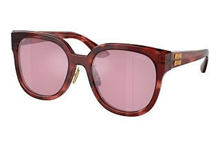 Miu Miu MU 01ZS 12Q50D BordeauxStriped Garnet