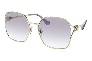 Miu Miu MU 52WS ZVN07S Clear Gradient VioletPale Gold