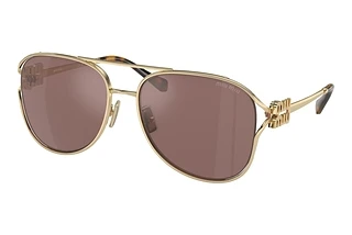 Miu Miu MU 52ZS ZVN70D Brown Mirr Silver Int VioletPale Gold