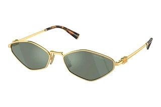 Miu Miu MU 56ZS 5AK04M Green Mirror Internal SilverGold