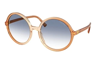Miu Miu MU B02S 26G80O Clear Gradient Light BlueBrown Gradient Brandy