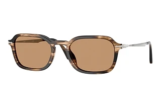 Persol PO3381S 123653 BrownStriped Black & Greish Brown