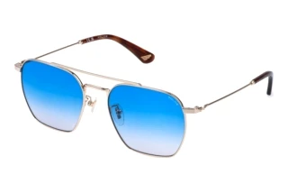 Police SPLR72 0300 BLUE GRADIENT SMOKESHINY ROSE GOLD