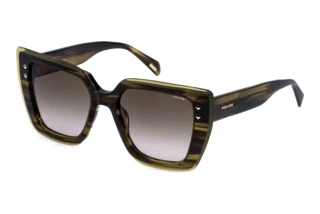 Police SPLR98 0GG6 BROWN GRADIENT BROWNSTRIPED BROWN+GREEN