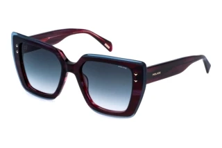 Police SPLR98 0P60 BLUE GRADIENT BLUESHINY STRIPED VIOLET/RED