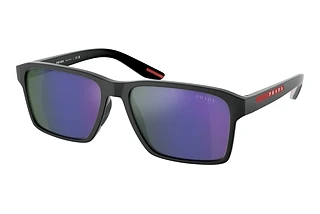 Prada Linea Rossa PS 05YS UFK05U Dark Blue Mirror VioletGrey Rubber