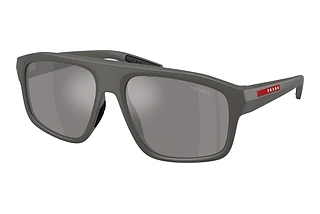 Prada Linea Rossa PS B02S 16X7W1 Grey Mirror SilverMetal Grey