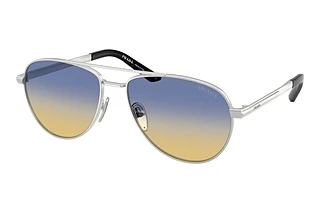 Prada PR A54S 27506Z Yellow/Dark BlueMatte Silver