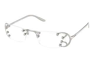 Prada PR C57S 28H08N Clear Blue-Violet Light FilterArgento Nouveau
