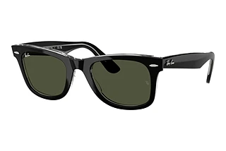 Ray-Ban RB2140 129431 GreenBlack On Transparent