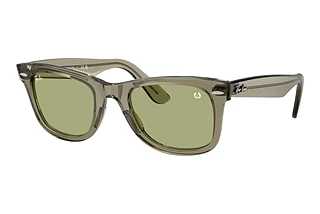 Ray-Ban RB2140 68694E Dark GreyViolet On Transparent Pink