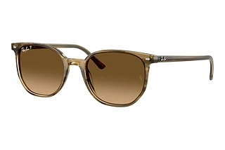 Ray-Ban RB2197 1439M2 Polarized Grey GradientStriped Green