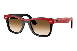 Ray-Ban RB2240 955/51 Clear Gradient BrownRed On Black