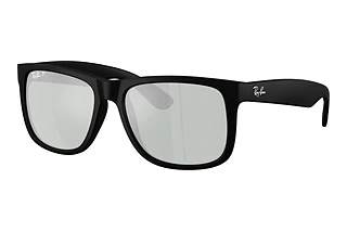 Ray-Ban RB4165 622/Y4 Green Mirror Silver PolarizedRubber Black