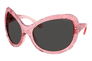 Swarovski SK6052 108887 Dark GreyTransparent Pink