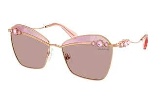 Swarovski SK7040 401461 Purple Brown Tampo Swarovski PinkRose Gold