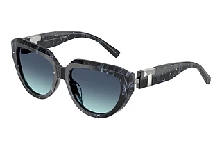Tiffany TF4238U 84349S Azure Gradient BlueStriped Black