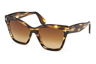 Tom Ford FT1217 55F braun verlaufendBunt Havanna