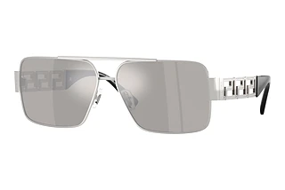 Versace VE2290 10016G Light Grey Mirror Silver 80Silver