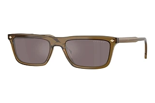 Vogue Eyewear VO5687S 3260LB Pink Mirror SilverTransparent Olive Green