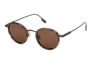 Zegna EZ0276 50E braunHavanna/Gestreift