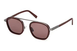 Zegna EZ0278 45E braunGlänzend Hellbraun