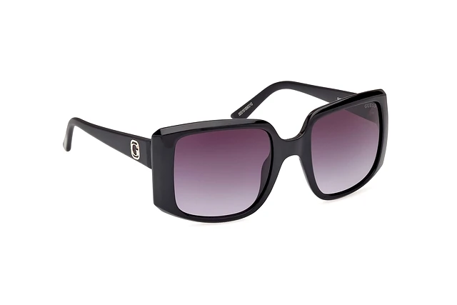 ★GUESS★Gジャン(୨୧ ❛ᴗ❛)✧ GUESS GF6167 Shiny Black/Gradient Smoke One Size, Shiny