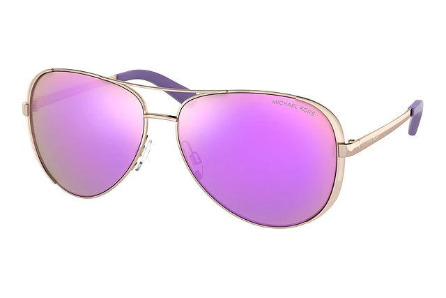 Purple Michael Kors Mk5004 Chelsea Aviator Sunglasses Michael